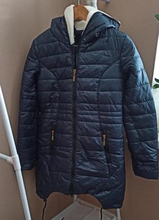 Куртка синя h&m 2