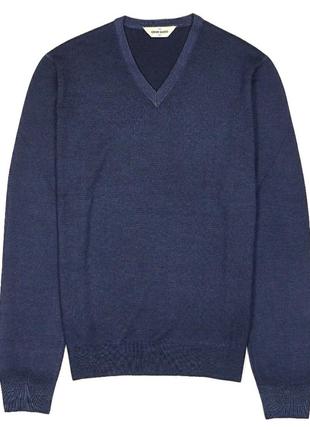 Gran sasso vintage премиум   шерстяной джемпер пуловер denim /10754/