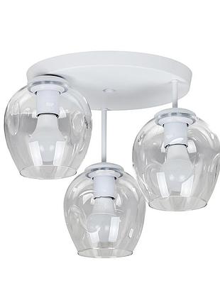 Люстра припотолочная 756hpr0231f-3 wh+cl (300)
