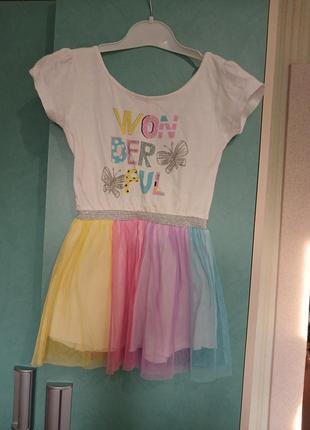Платье для девочки на 3-4 года.