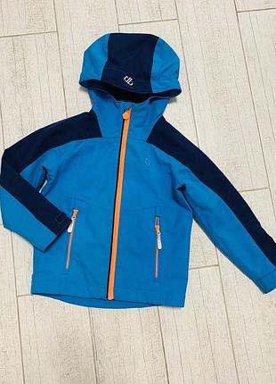 Демісезонна вітровка з капюшоном на замку на хлопчика 3-4 роки