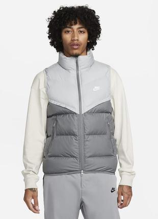 Оригинальный мужская жилетка nike storm-fit windrunner fb8193-077