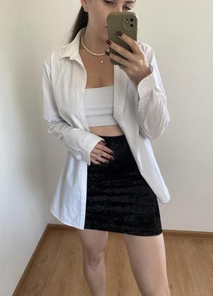 Спідниця міні класична чорна