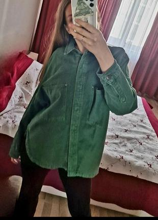 Продам джинсову рубашку zara