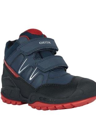 Geox детские ботинки savage red blue