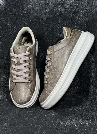 Жіночі кросівки снікери на платформі wrangler jolin lame