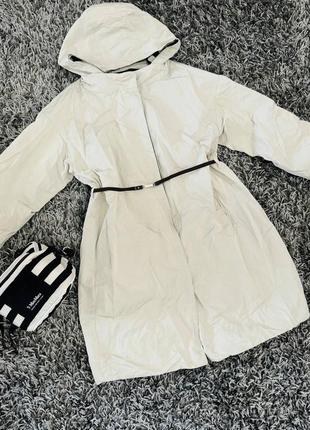 Двухсторонний тренч, плащ, ветровка, с сумкой max mara