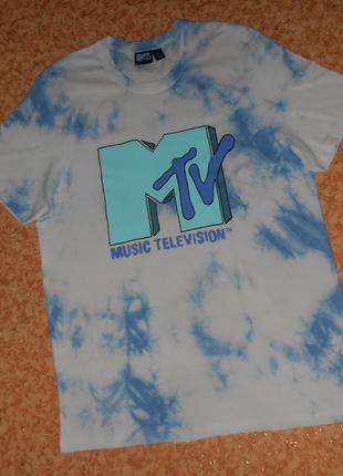 Футболка mtv music television/tie dye/тай-дай