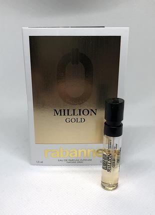 Мужской парфюм rabanne million gold 1,5 ml