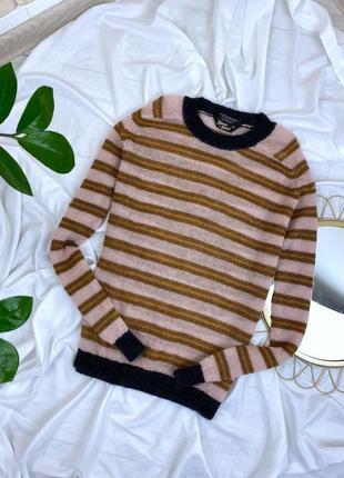 Кофта світер джемпер в полоску шерсть вовна scotch soda
