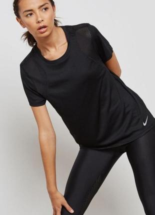 Спортивная женская футболка nike running размер l