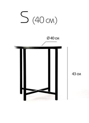 Столики для вітальні в стилі лофт розмір s круглий, кавовий стіл маленький стильний...