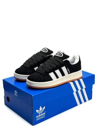 Женские кроссовки adidas originals campus 00s black beige