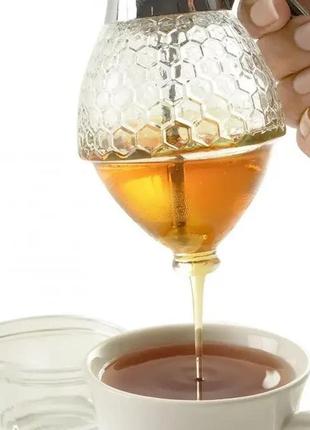 Диспенсер-місткість, дозатор для меду та соусів honey dispenser5 фото