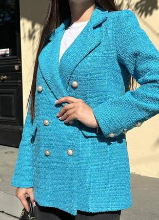 Піджак у стилі одіта під карамель