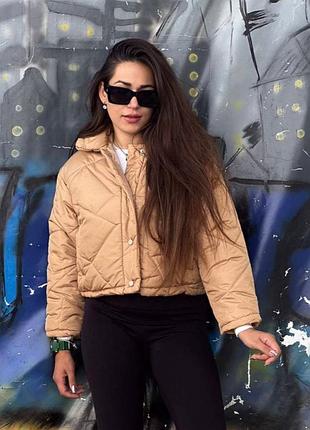 Женская короткая куртка деми