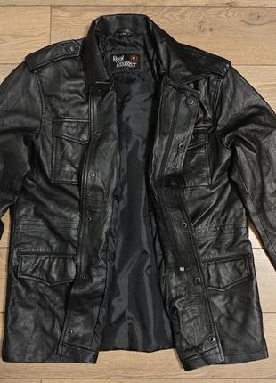 Real leather ausa m65 американская военная черная кожаная куртка танкер осенняя мужская