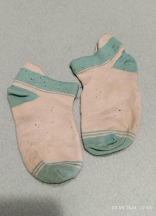 Білі спорт шкарпетки 22-24