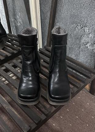 Ботинки кожа зима