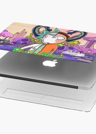 Чохол пластиковий для apple macbook pro 14.2 a2442 морті сміт рік та морті (rick and morty) макбук про case hard cover4 фото