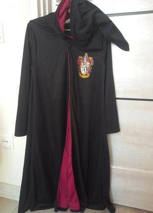 Карнавальный костюм мантия плащ гарри поттера harry potter греффиндор f&f для мальчика 7-8 лет 128