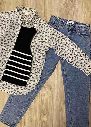 Рубашка в зебры 🦓 , h&m