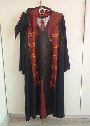 Карнавальный костюм плащ мантия гарри поттера harry potter греффиндор для взрослого или подростка