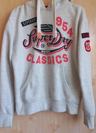 Superdry мега теплое худи с капюшоном  мужское размер м