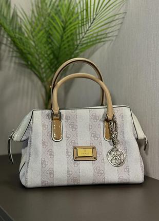 Сумка оригінал guess біла б/у
