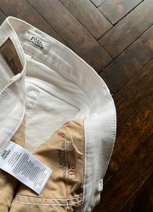 Polo ralph lauren womens white skinny jeans zipper pants stretch жіночі, білі джинси, штани8 фото