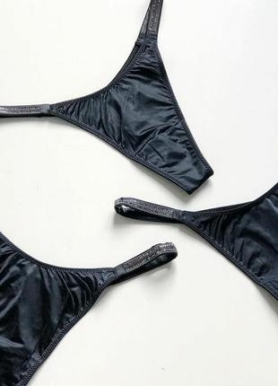 Трусики victoria’s secret труси стрази камни з камінчиками білизна вікторія сікрет белье виктория сикрет