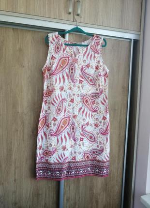 Стильна сукня/плаття  з льону george. англія2 фото