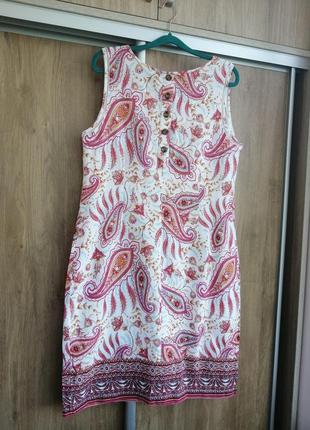 Стильна сукня/плаття  з льону george. англія5 фото