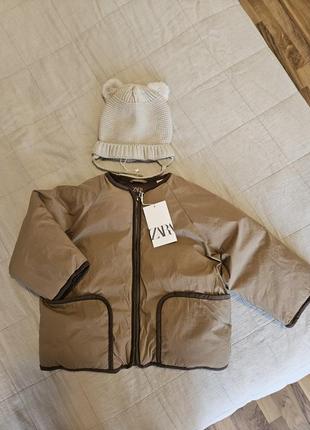 Куртка осінь - зима нова zara зара 98см