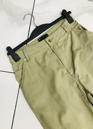 Прямые брюки слоучи с напуском asos design tall цвета хаки7 фото