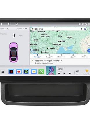 Штатная магнитола lesko для nissan primastar i рестайлинг 2 2011-2015 экран 10" 4/64 qled carplay 4g wi-fi gps