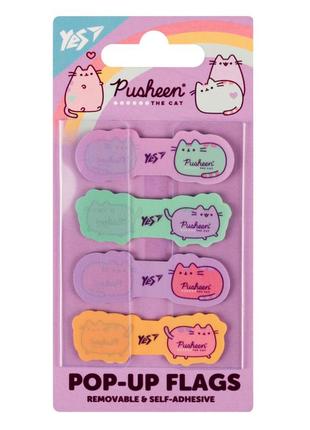 Закладки для книг закладки pop-up yes pusheen 170426 80 шт