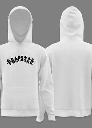 Чоловіче худі trapstar біле унісекс-трепстр кофта толстовка з капюшоном костюм