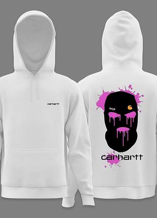 Чоловіче худі carhartt wip біла кархарт унісекс-кофта толстовка з капюшоном