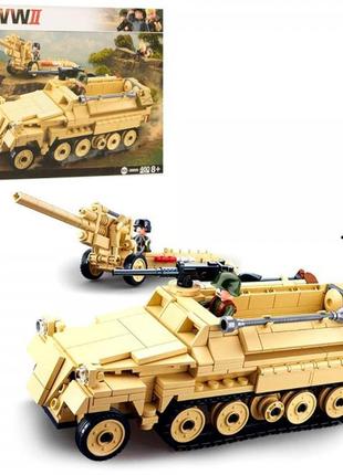Конструктор sluban военная техника m38-b0695 460 деталей