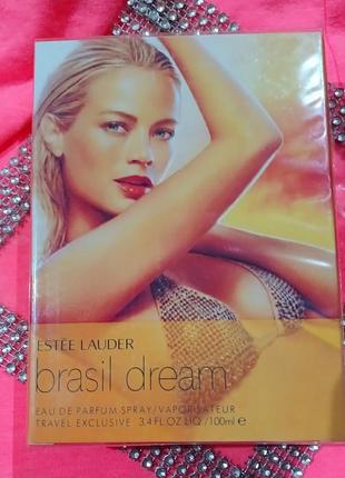 Наслаждение! роскошный парфюм estee lauder brasil dream 100ml абсолютно новый запечатан. лиц. готовимся к новогодним подаркам!!!