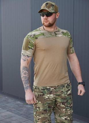 Военная футболка с коротким рукавом легкая качественная летняя классическая футболка для всу