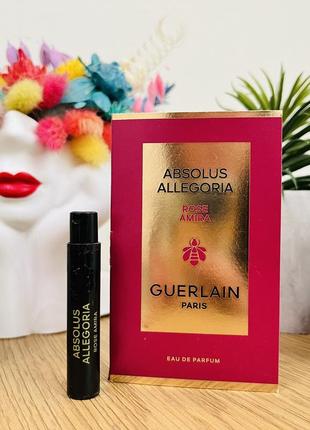 Оригинальный пробник парфюмированная вода guerlain rose amira