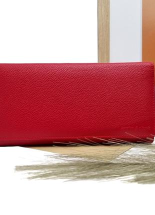 Алый горизонтальный женский кошелек искусственная кожа арт.l2-20a red saralyn (китай)