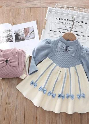 Хорошее и теплое платье для девочек (13)