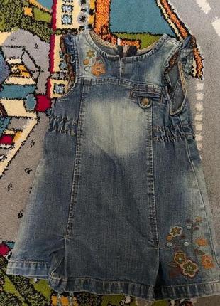 Джинсовий сарафан для дівчинки 3-5 років