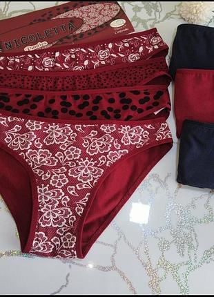 Женские трусики слипы неделька nicoletta упаковка 7-шт. производство туречевки.
