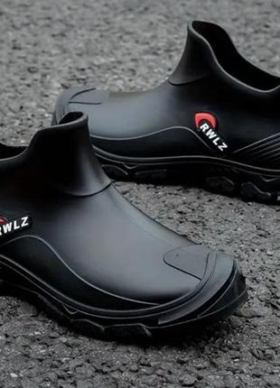 Новые!паянные водонепроницаемые резиновые сапоги, сапожки, ботинки, резинки, обувь р.415 фото