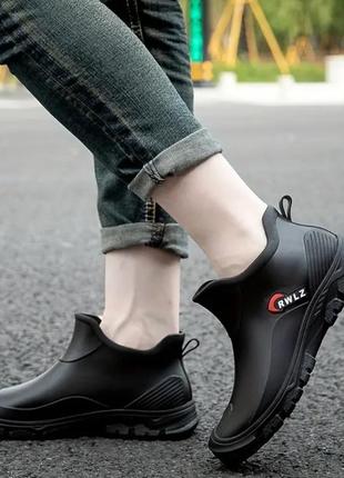 Новые!паянные водонепроницаемые резиновые сапоги, сапожки, ботинки, резинки, обувь р.413 фото