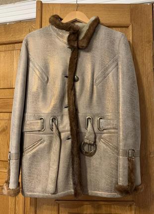 Коротка мутонова дублянка